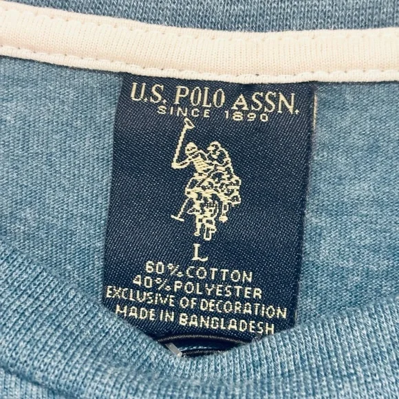 U.S. Polo Assn. Men's Blue Long Sleeve Shirt - Picture 2 of 5